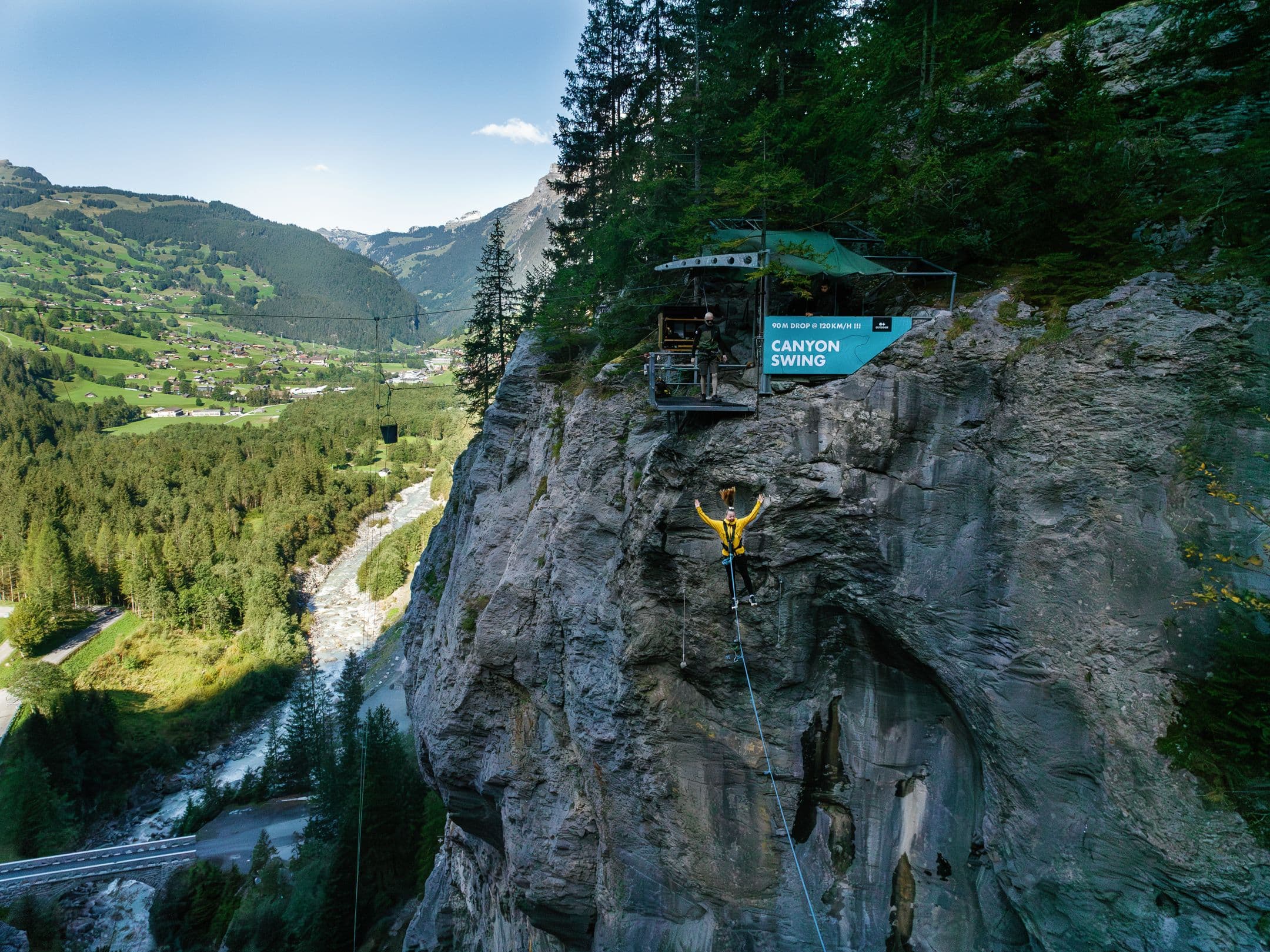 Canyon Swing Grindelwald Glacier Canyon