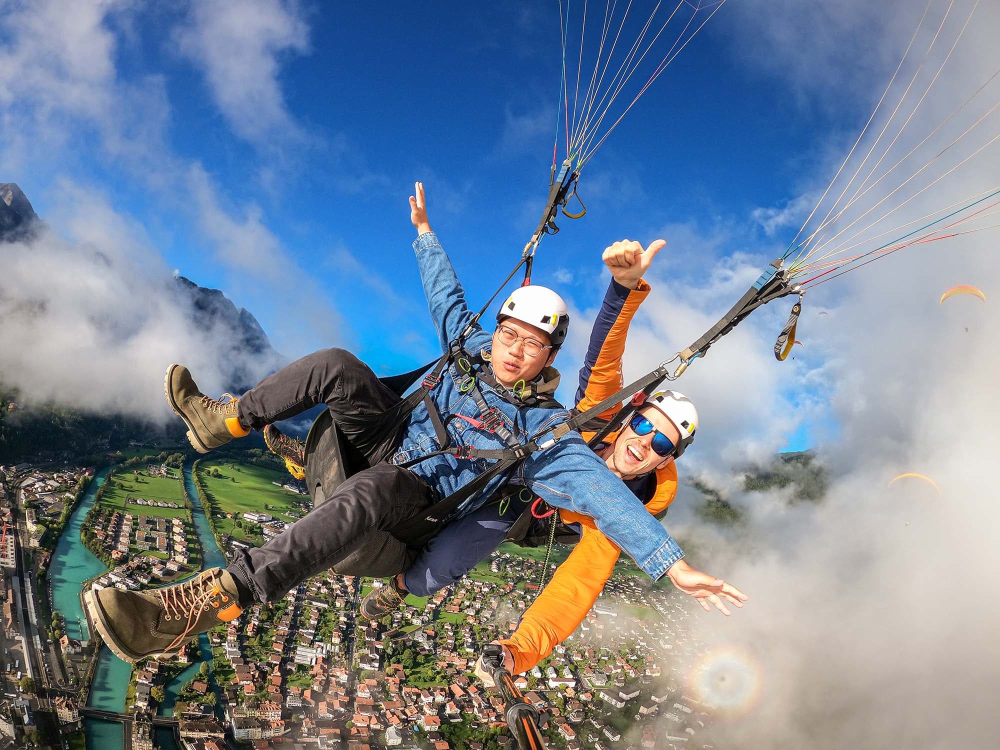 "The Golden Eagle" Beatenberg Paragliding from Interlaken