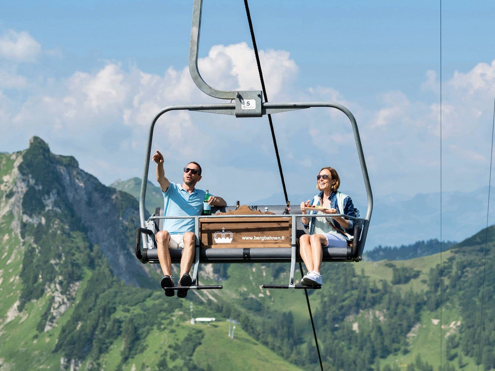 Gourmet Chairlift Sareis from Malbun