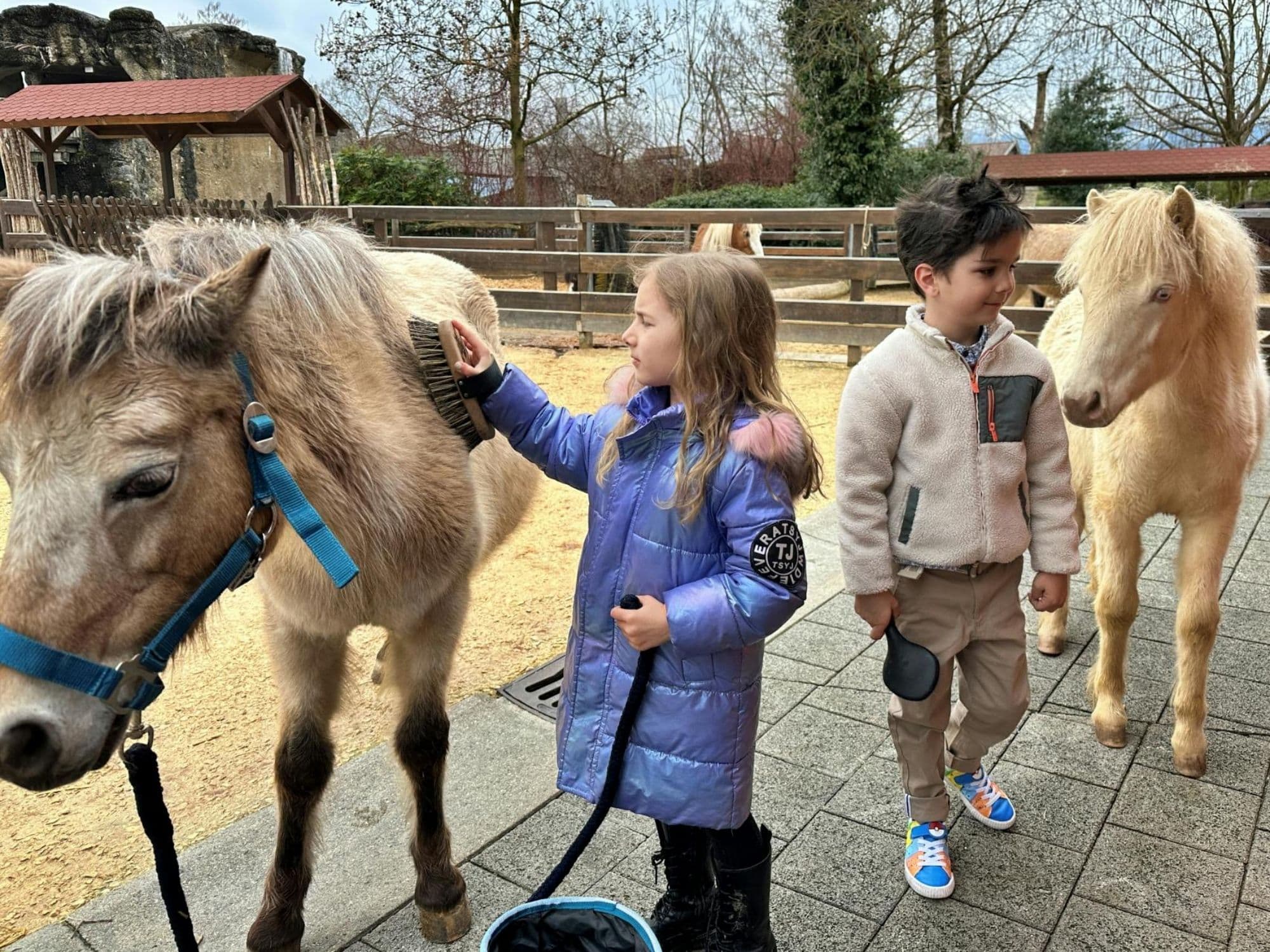 Cowboy / Cowgirl at the Pony Ranch in the Knie Children's Zoo Rapperswil