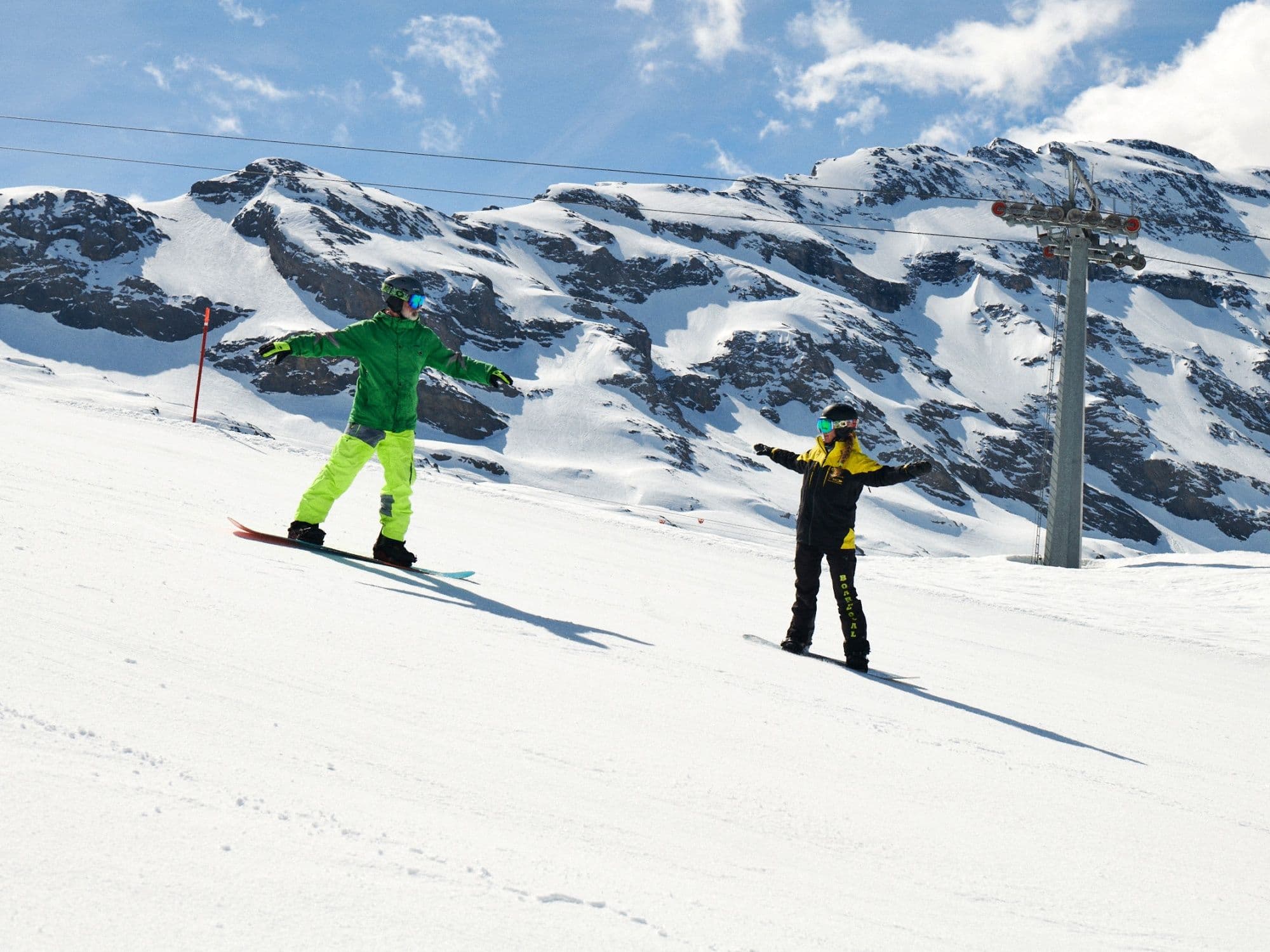 Private snowboard lessons for all levels in Engelberg