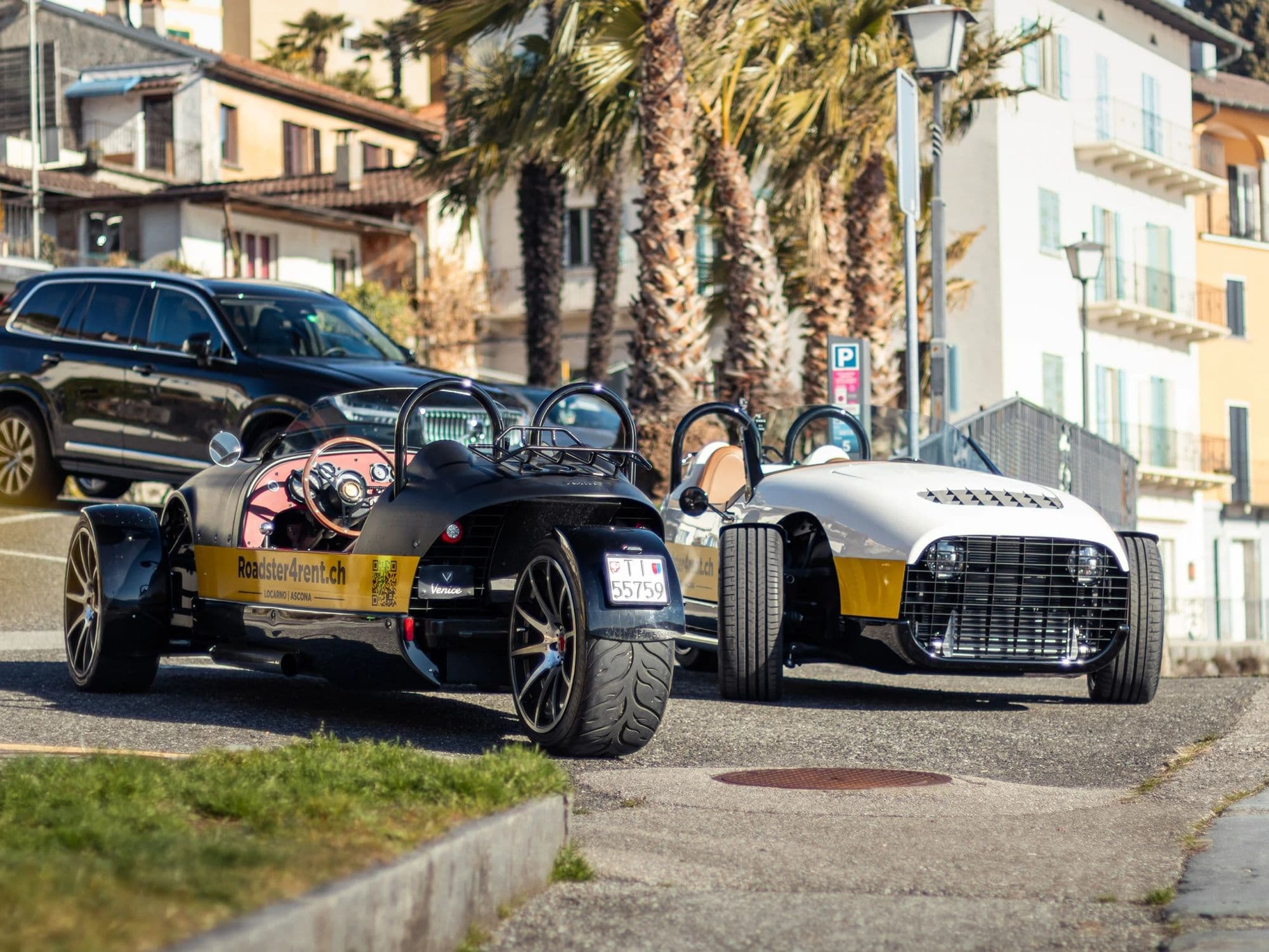 Ascona: Ride a 3-wheeled Vanderhall (Roadster) from Locarno