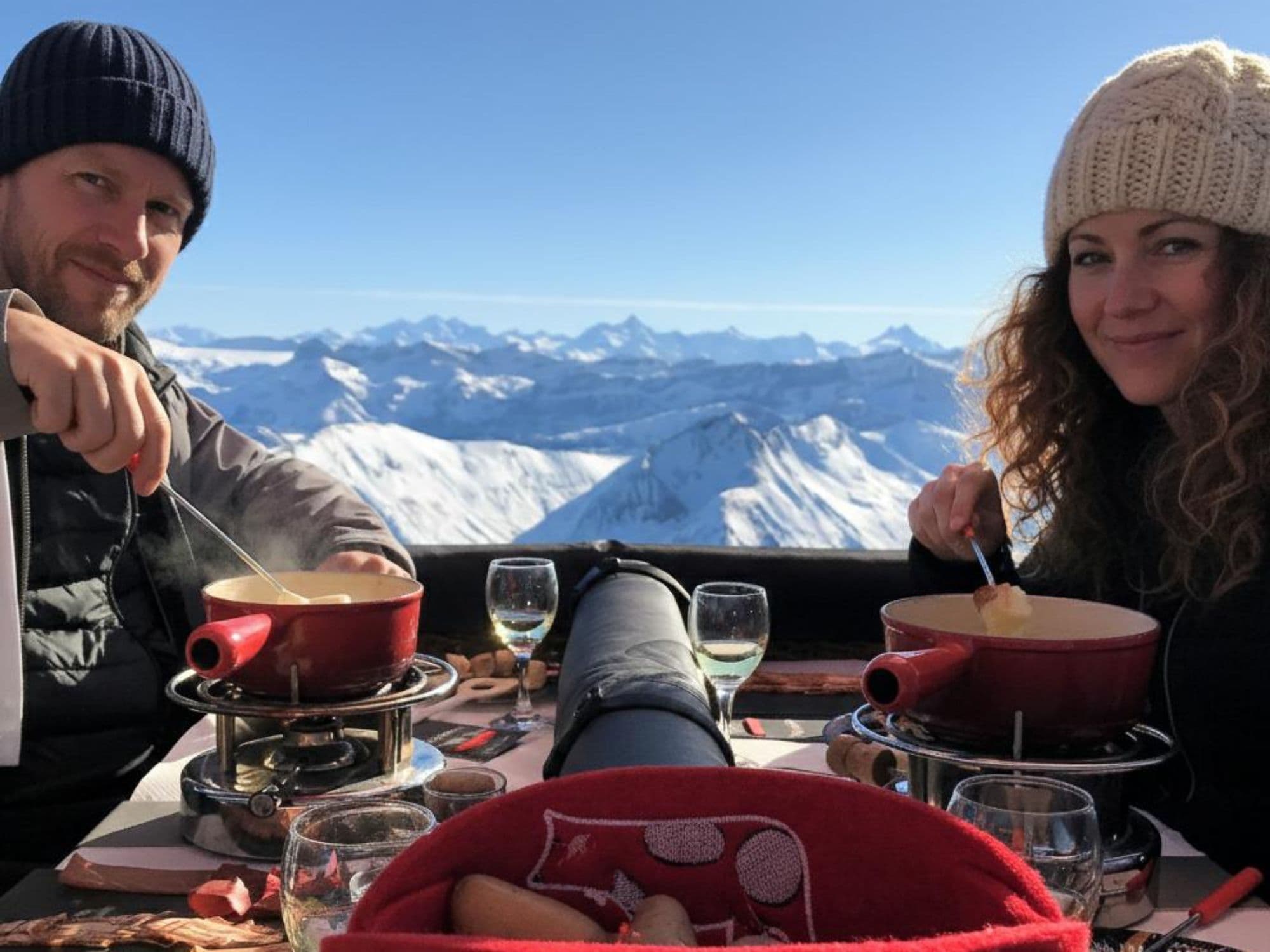 Hot Air Balloon Ride with Fondue: Western Switzerland Featuring Lake Geneva and Alpine Regions
