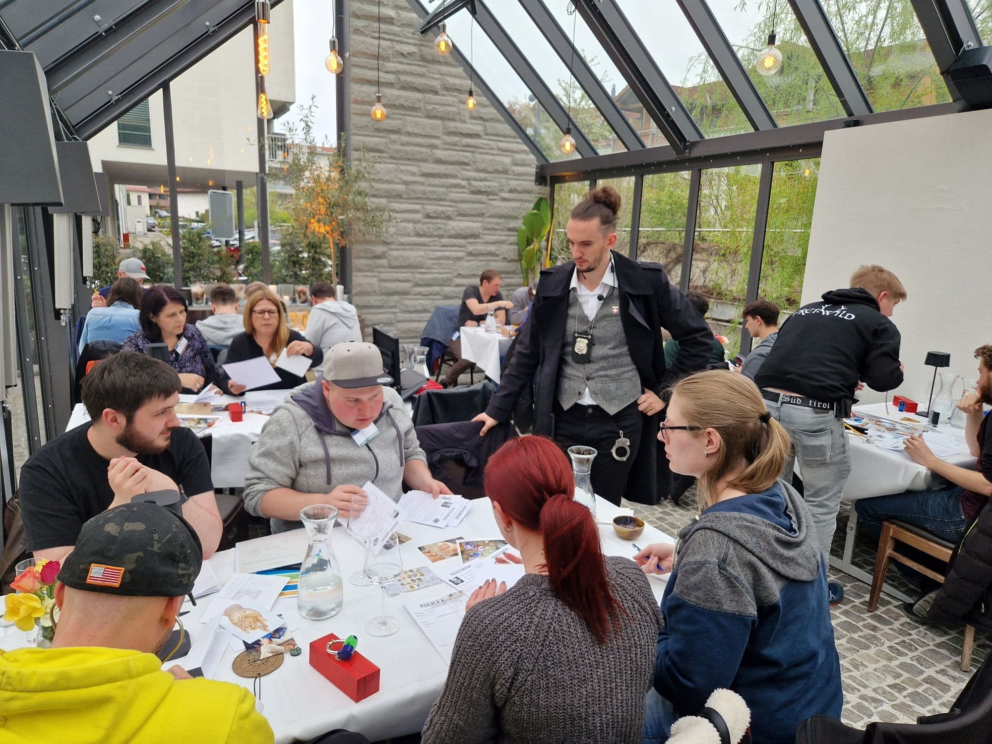 "Unseen Future Interactive" murder mystery dinner for all group sizes in Zurich
