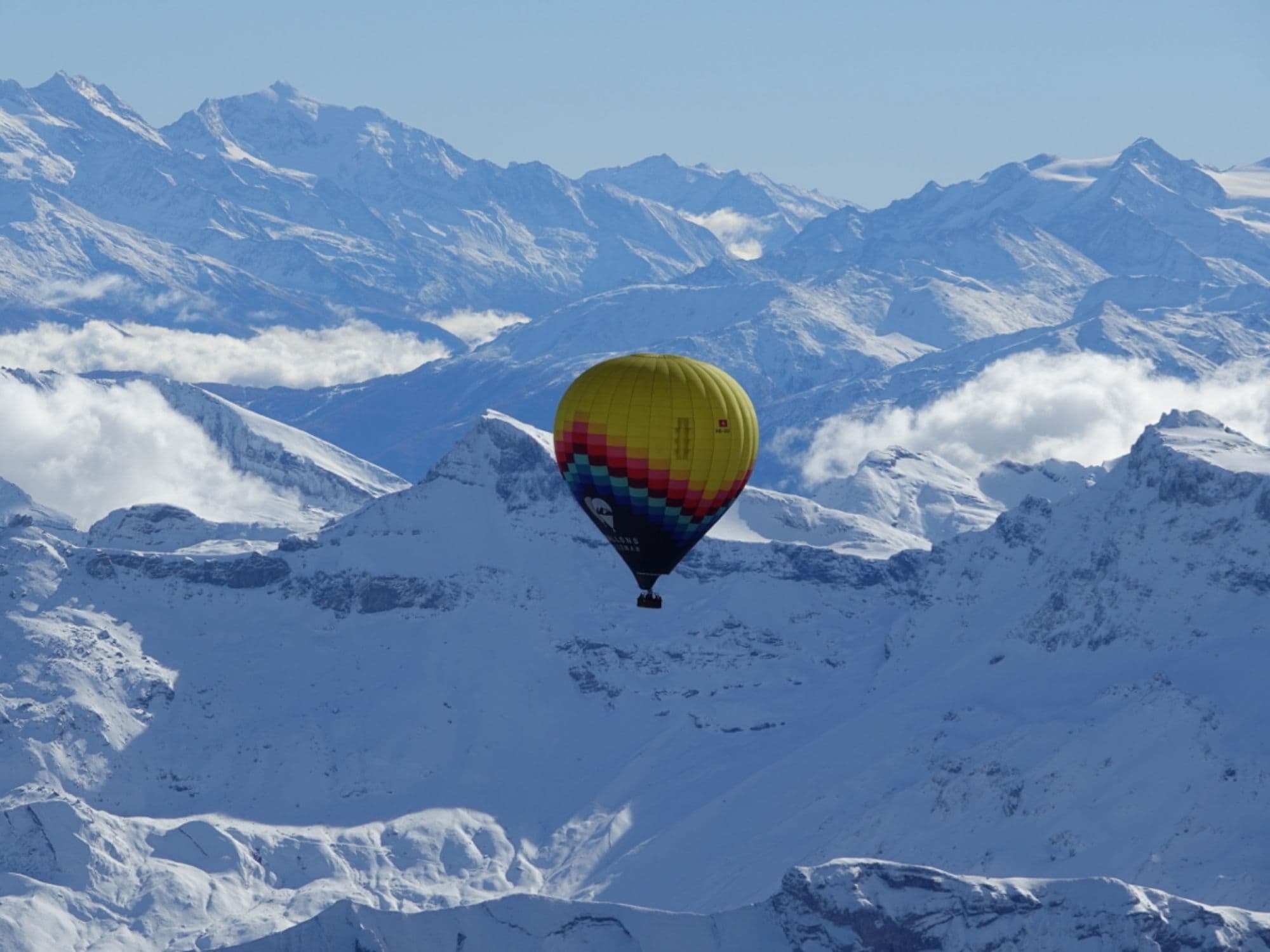 High-altitude Hot Air Balloon Ride: Lausanne Region