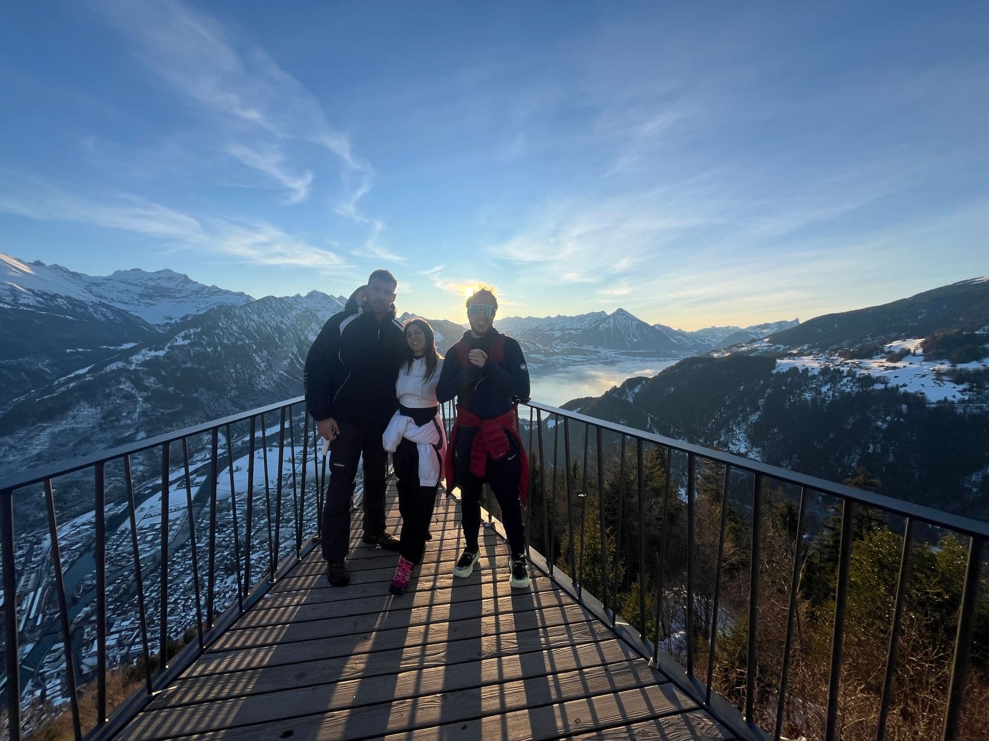 From Interlaken: Private hike to Harder Kulm with Swiss triathlete