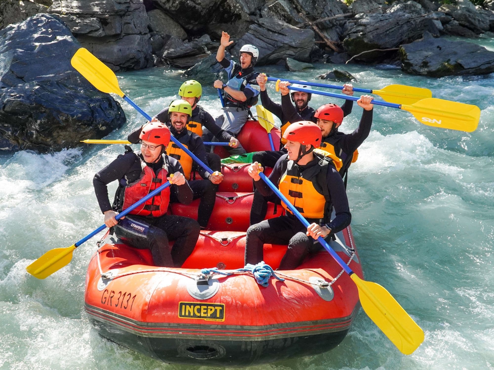Rafting on the Simme from Interlaken