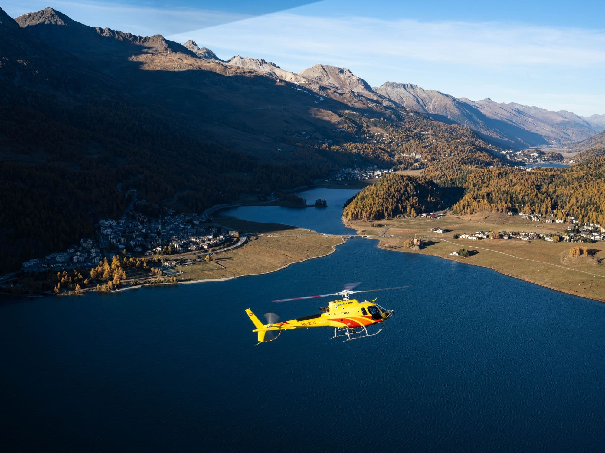 Bernina Bergell Scenic Flight from Samedan