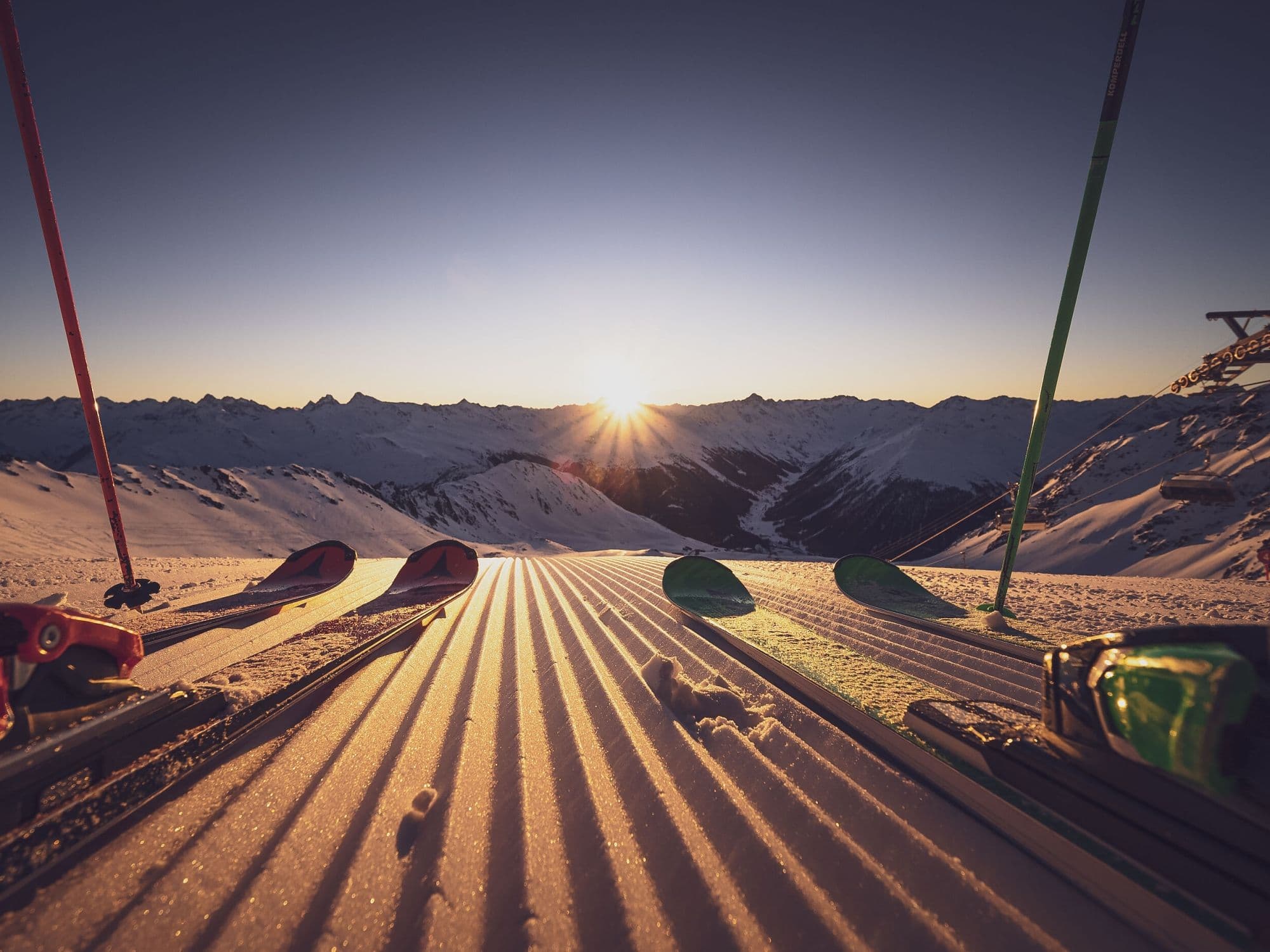 Ski day pass with overnight stay at Hotel National Davos
