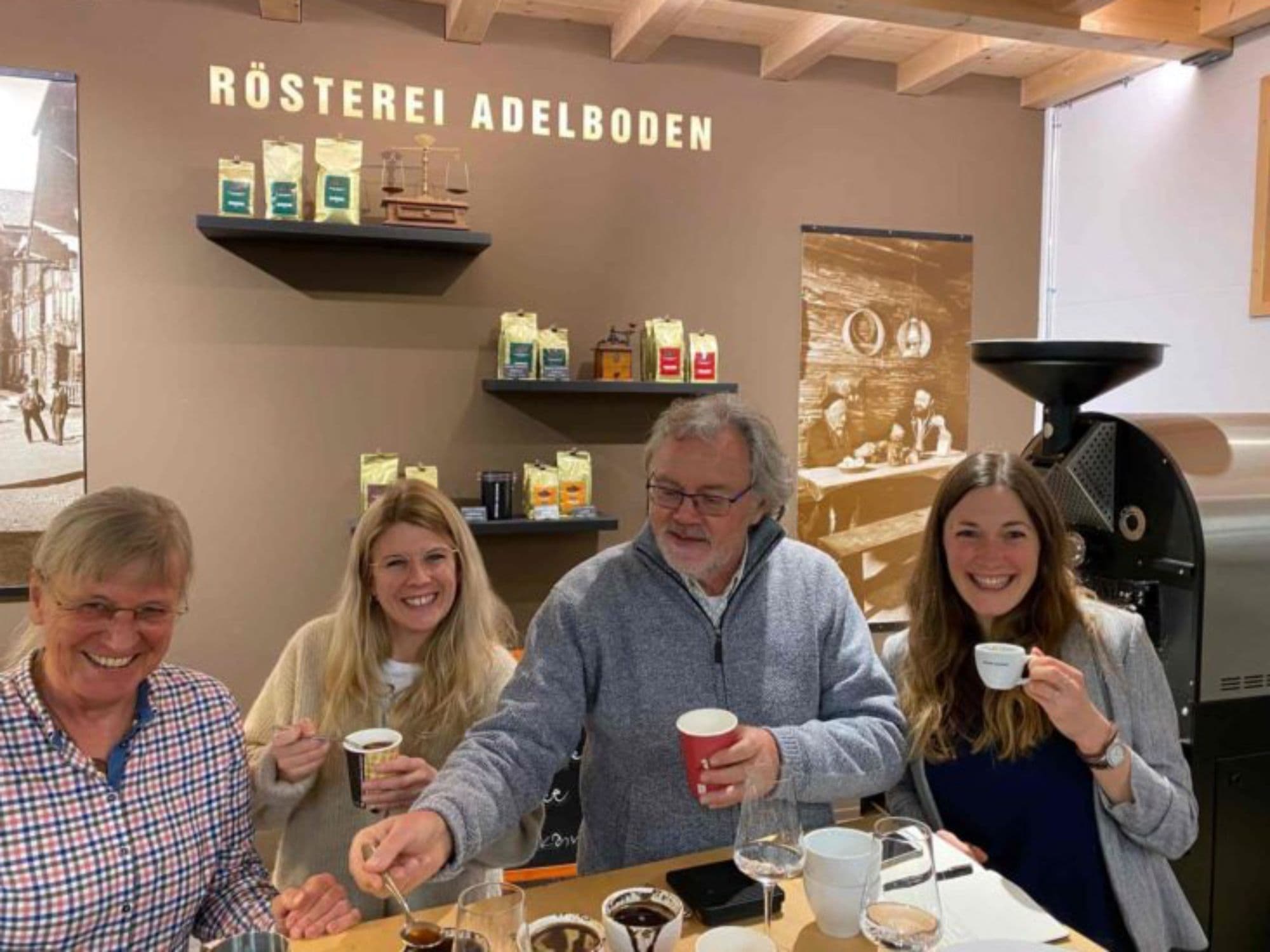 Coffee roasting workshop with aperitif
