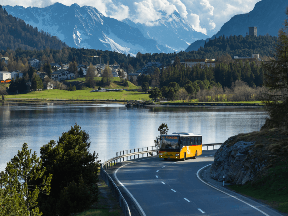 Palm Express Postbus ticket from St. Moritz or Lugano