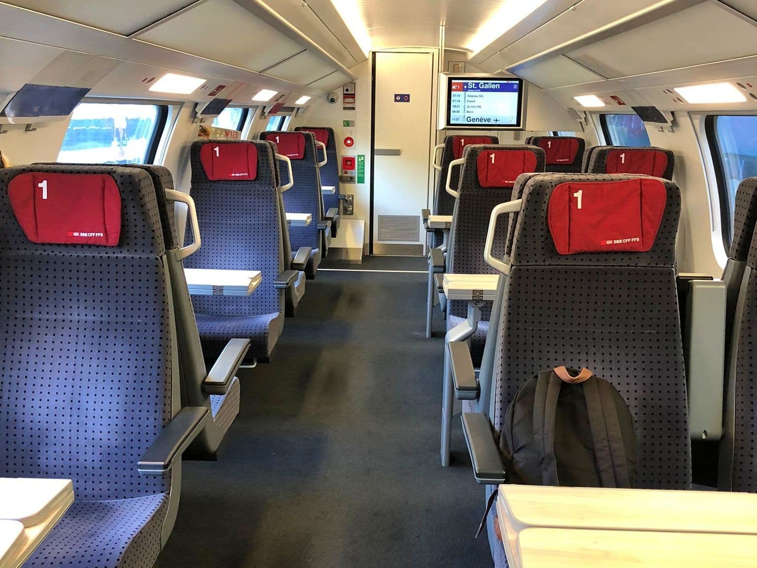 Class upgrade SBB