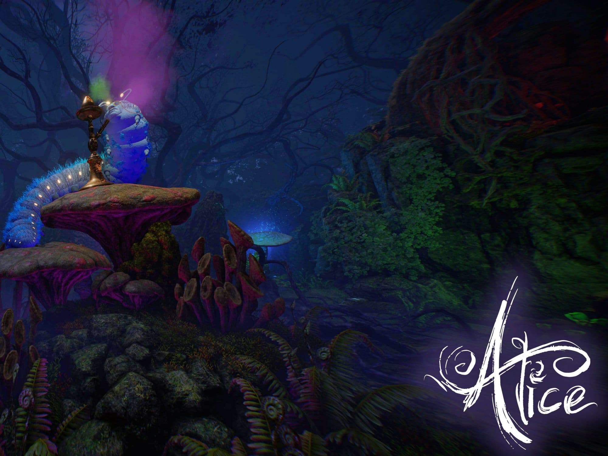 VR Illiant Alice: Fantastic river landscape with creative elements and a pleasant atmosphere.