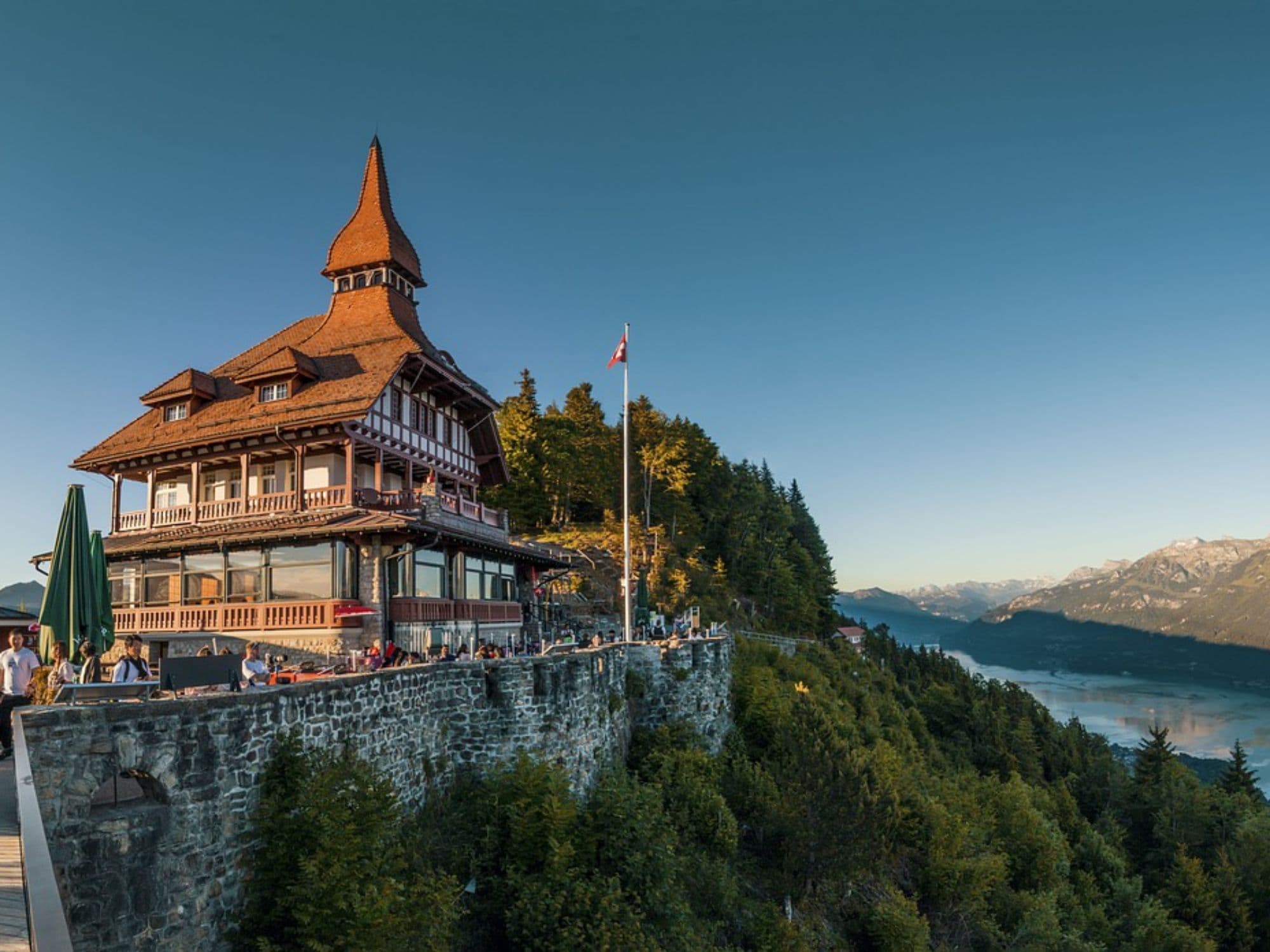 From Zurich: Bus tour to Interlaken with Harder Kulm