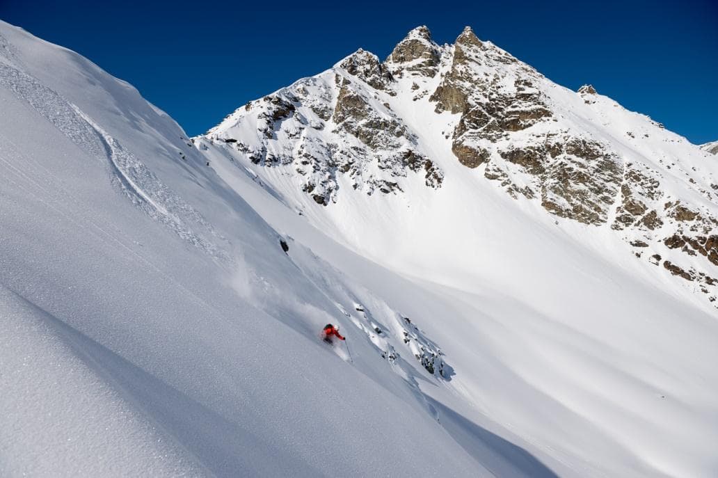 Ski freeride day from Zermatt: group or private