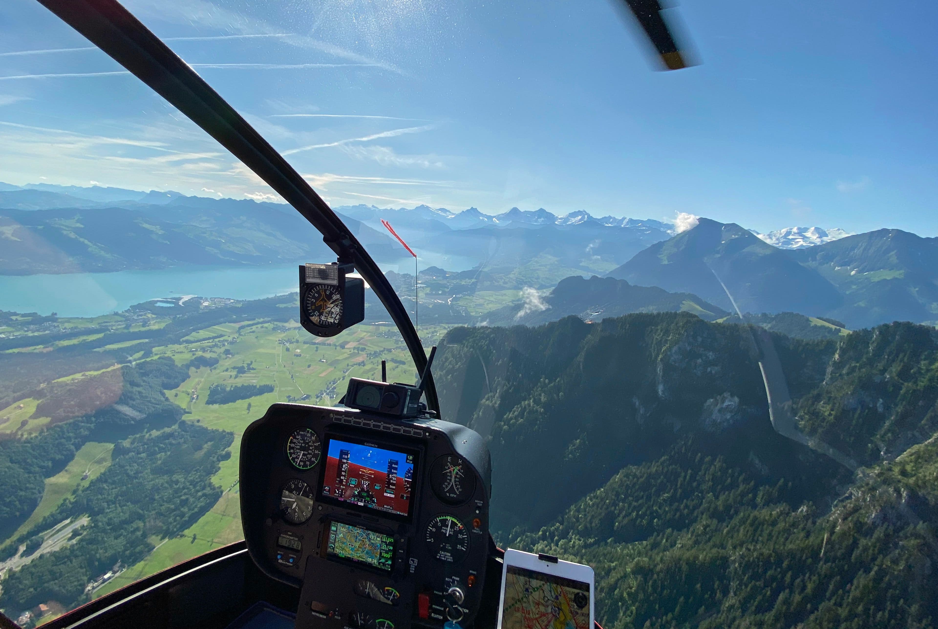 Stockhorn Helicopter Flight