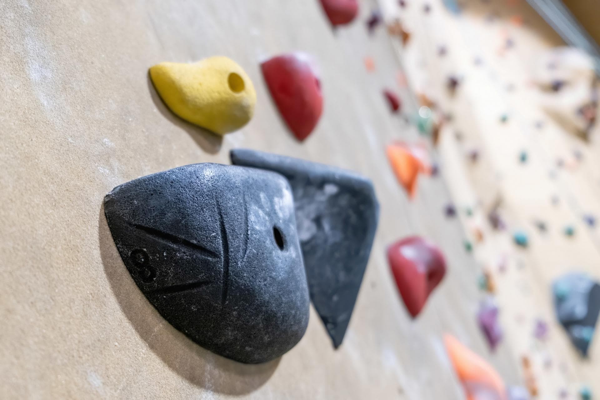 Indoor climbing in the evening in Zermatt