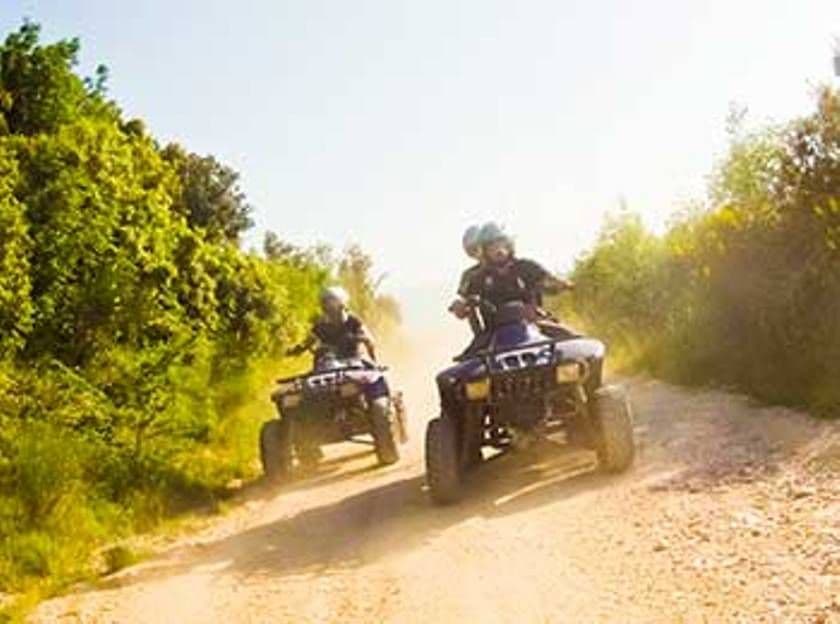 Three-hour polter quad tour on Lake Constance