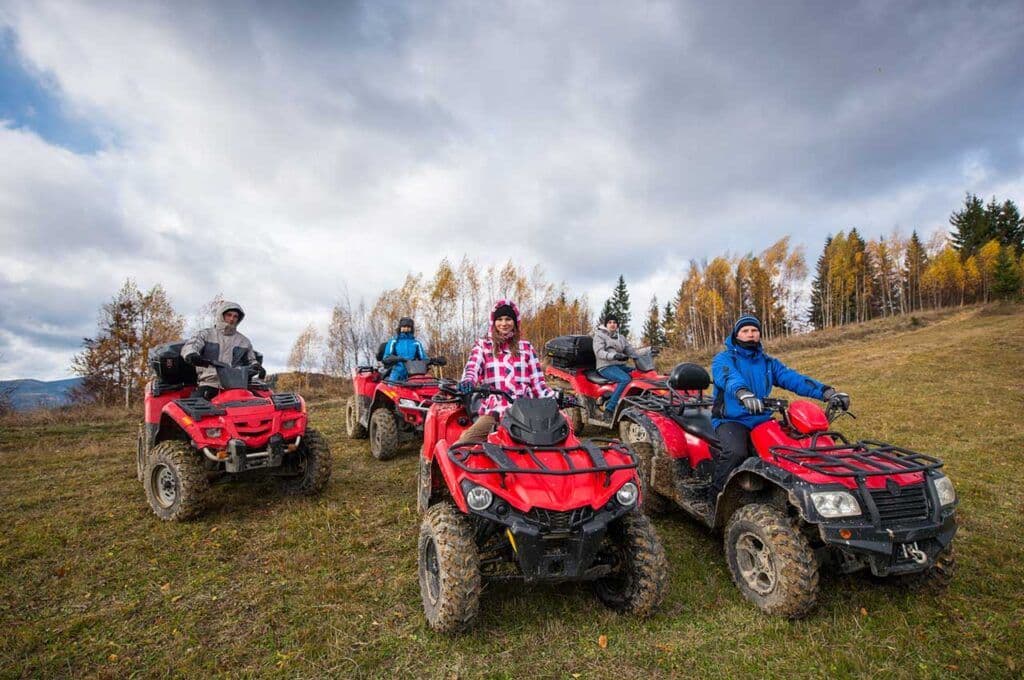 Two-hour polter quad tour on Lake Constance