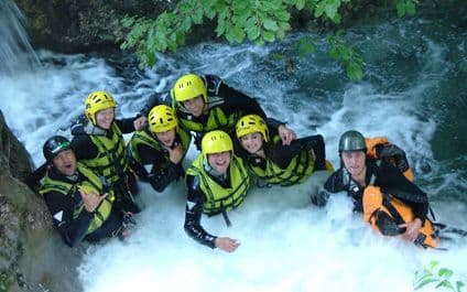 Raspille Canyoning for beginners from Sierre