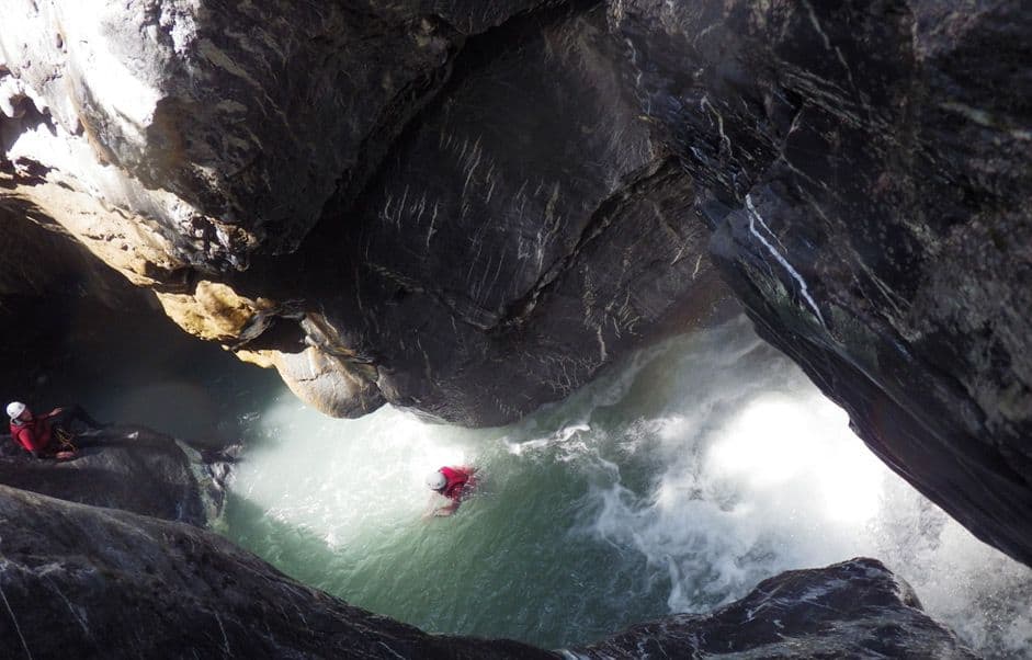 Gondo Simplon advanced canyoning