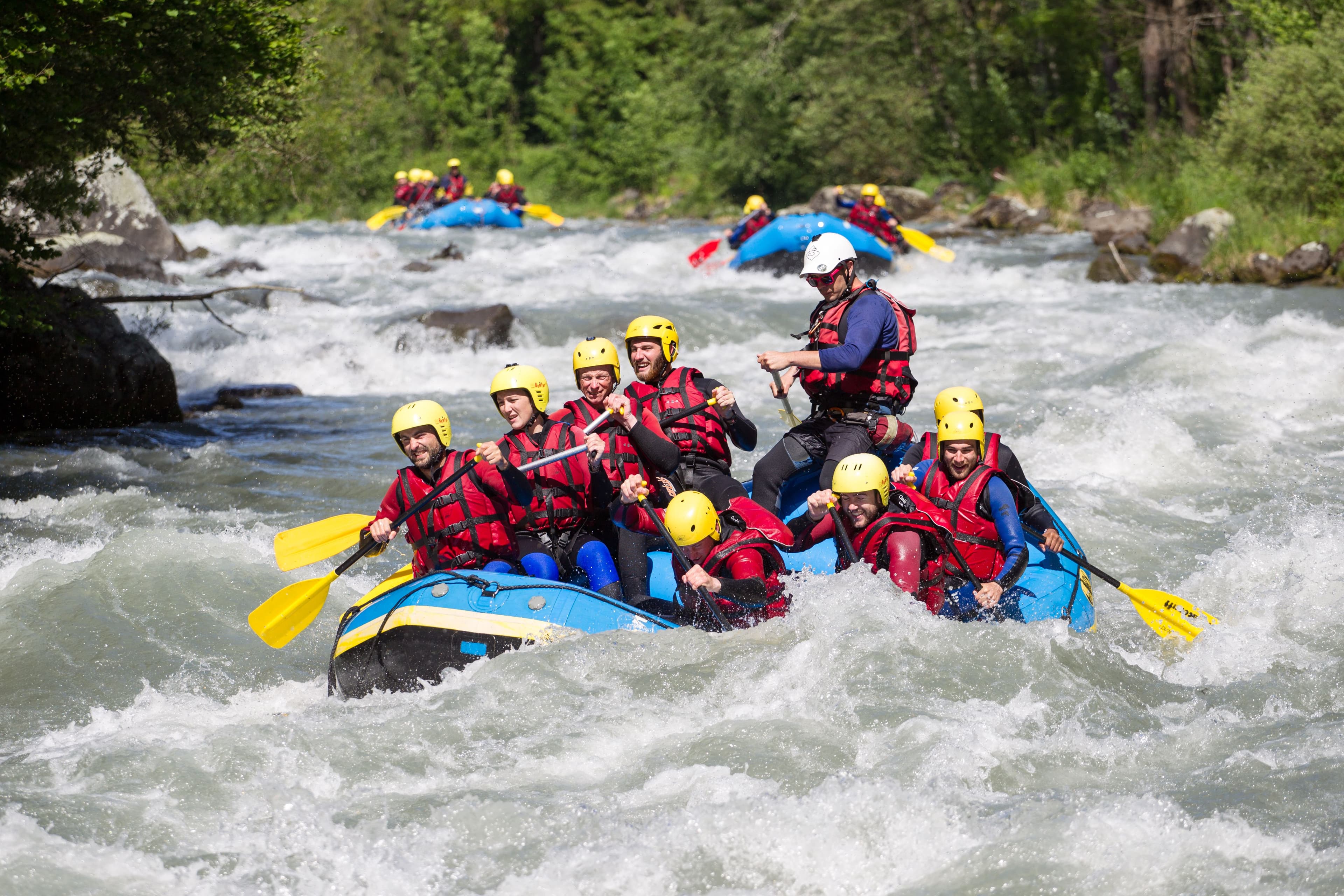 Rafting in the Simmental from Därstetten