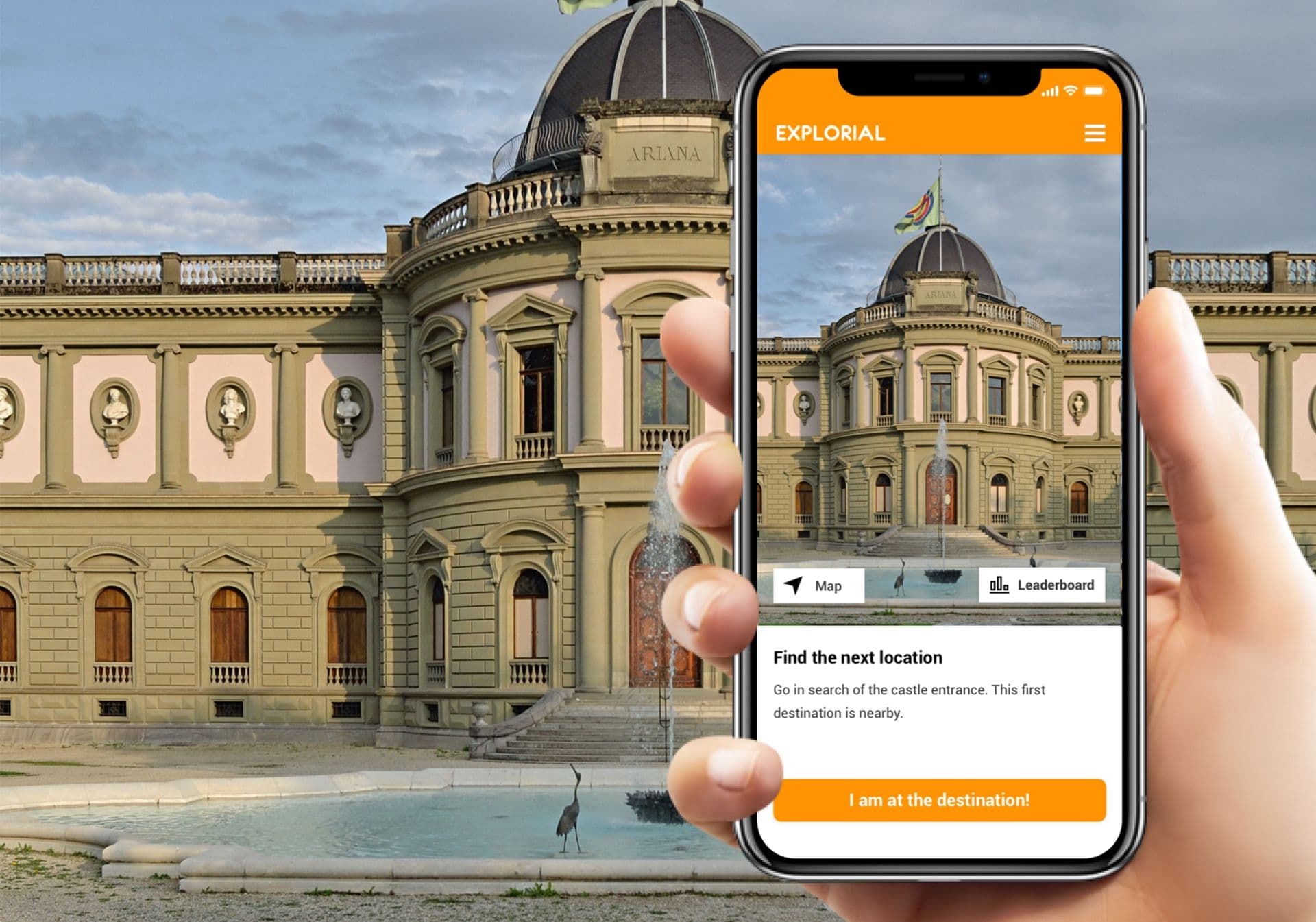 Geneva (international quarter) interactive scavenger hunt with smartphone