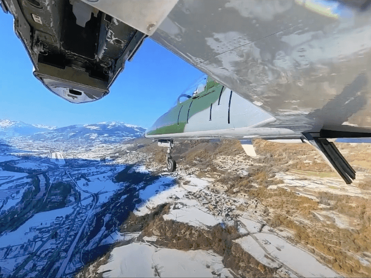 P.211 Jet flight in the Alps from Augsburg DE
