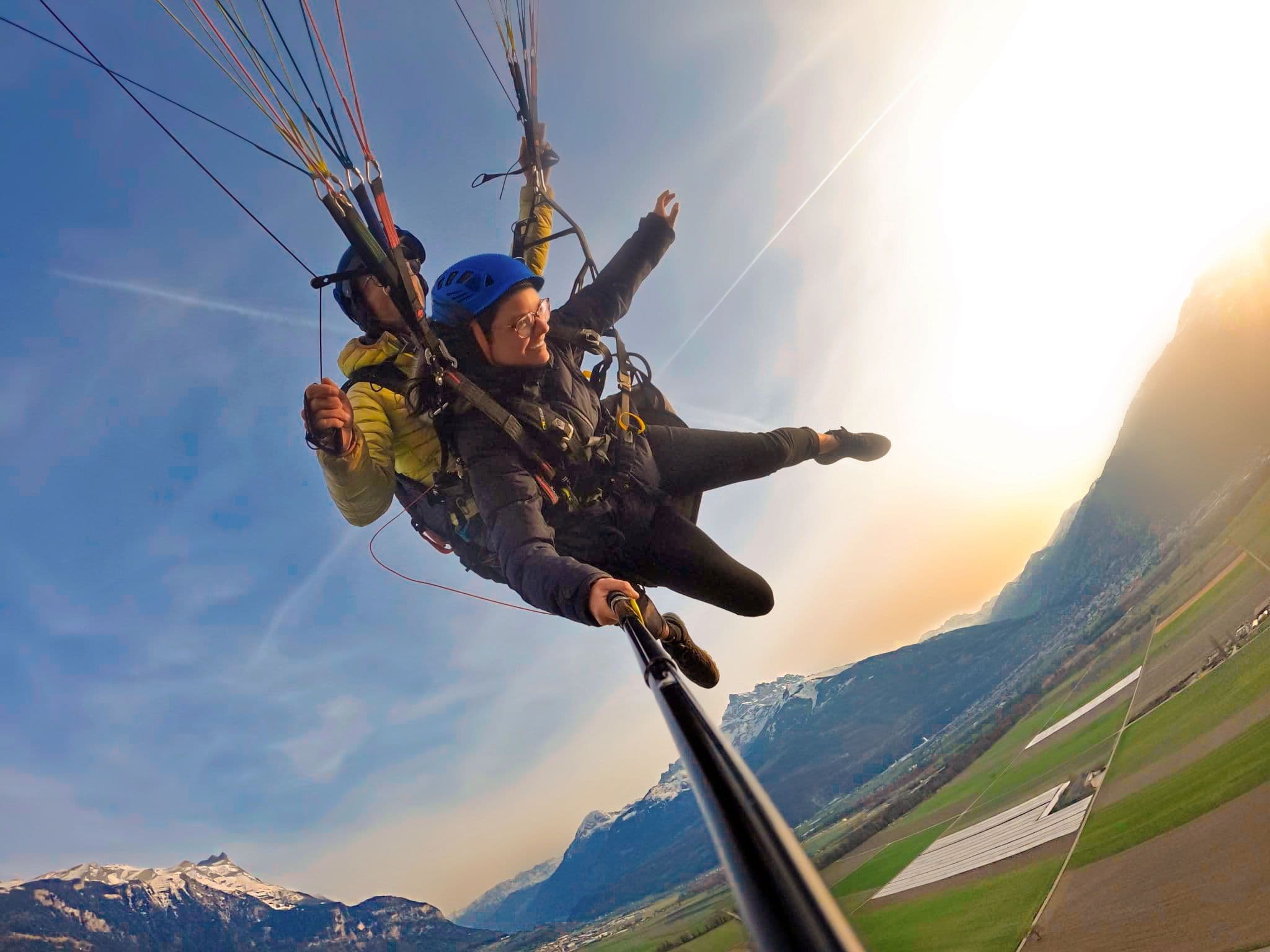 "Discovery flight" paragliding from Villars sur Ollon