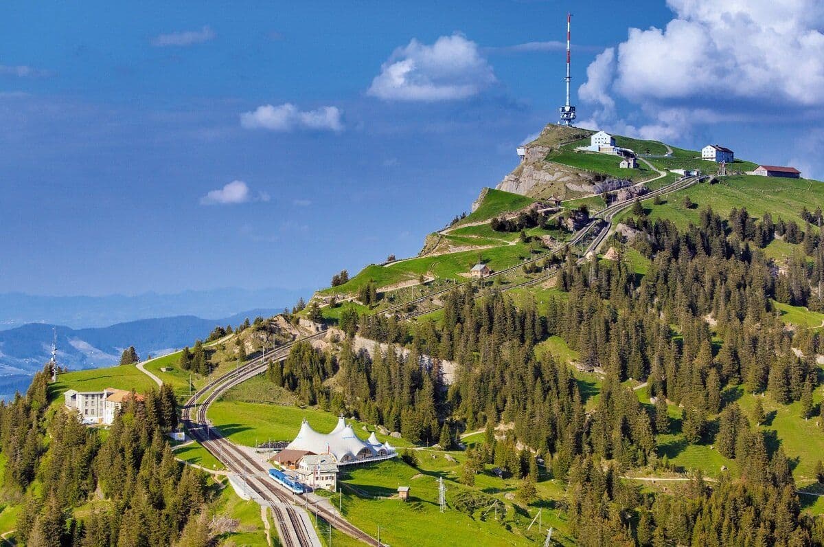From Lucerne: Rigi round trip incl. boat and train