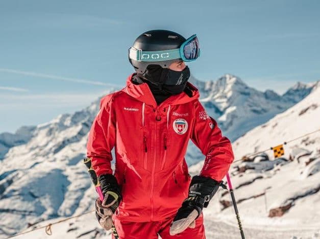 Ski tour taster course group in Zermatt