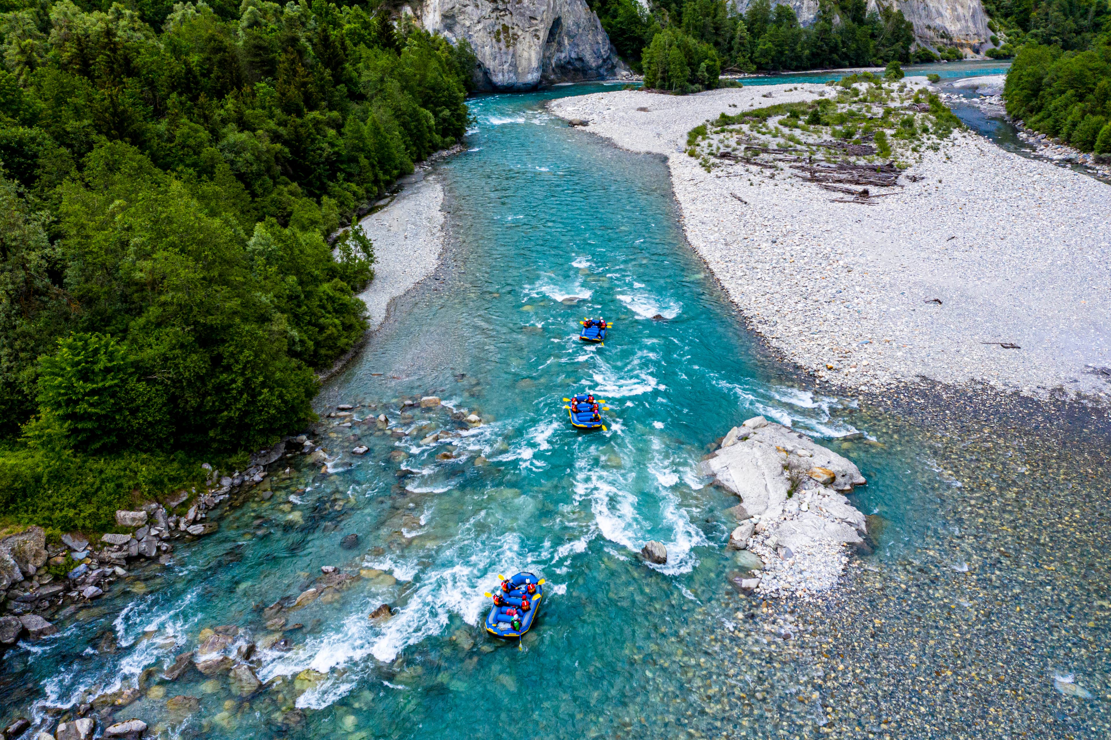 Rafting Tour Vorderrhein with Barbecue