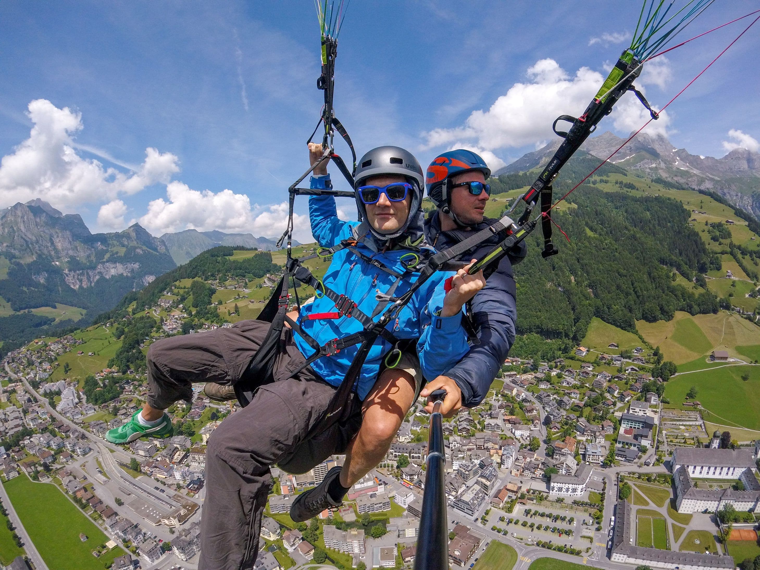 Brunni Engelberg paragliding tandem