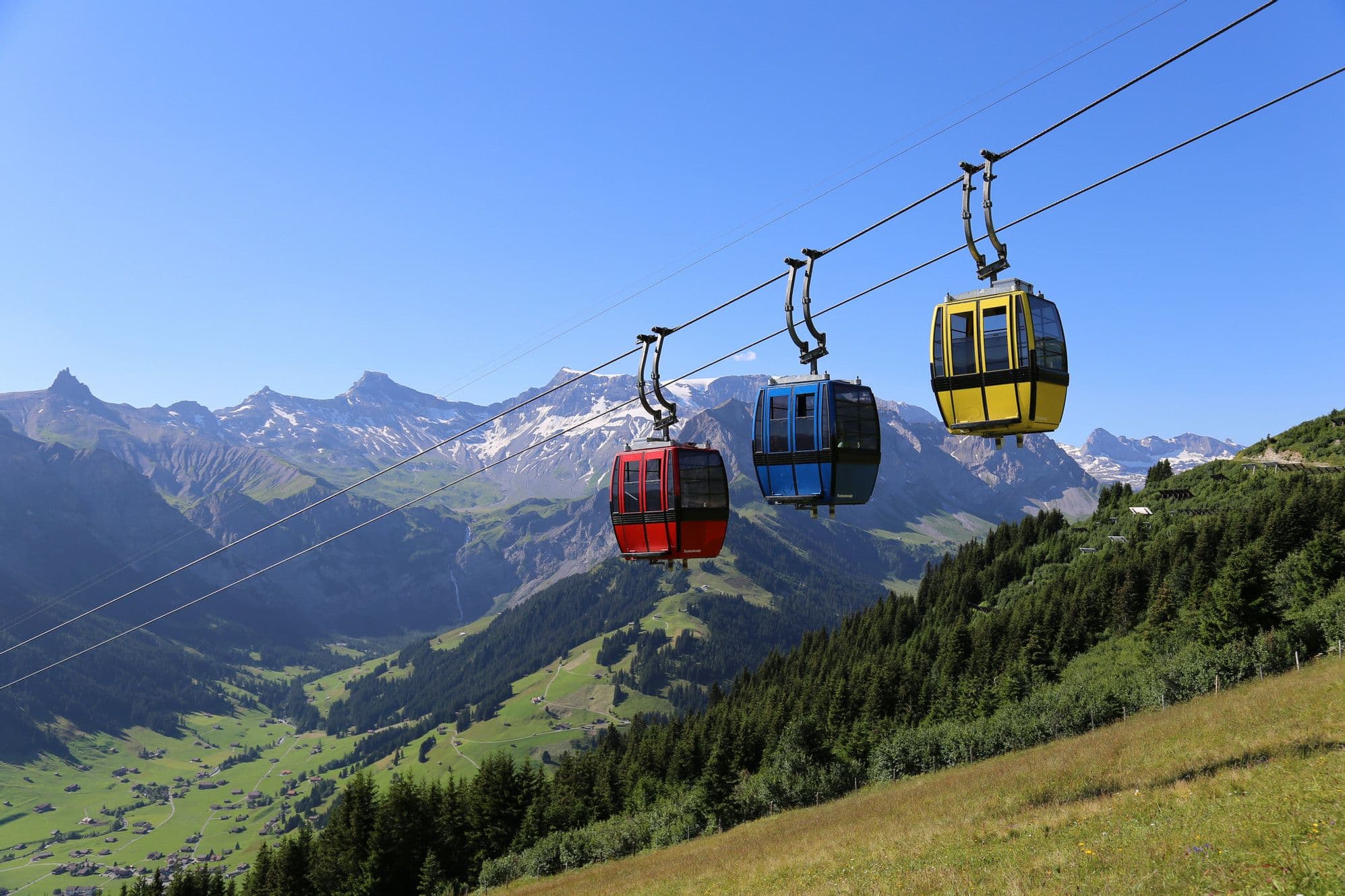 Tschentenalp ticket cable car