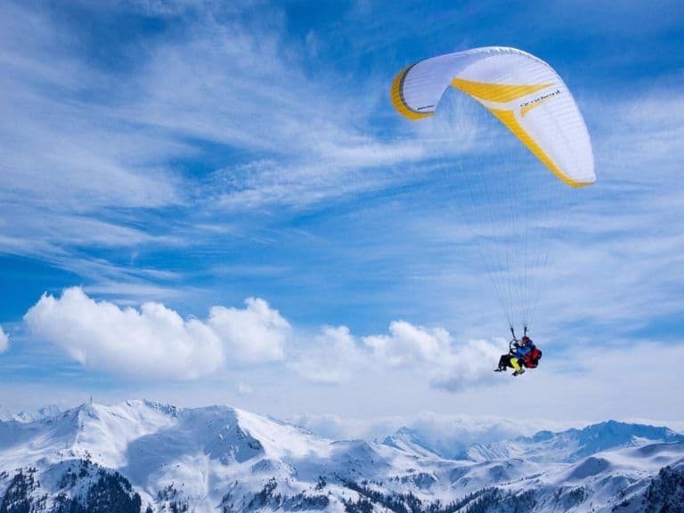Engelberg Brunni paragliding tandem
