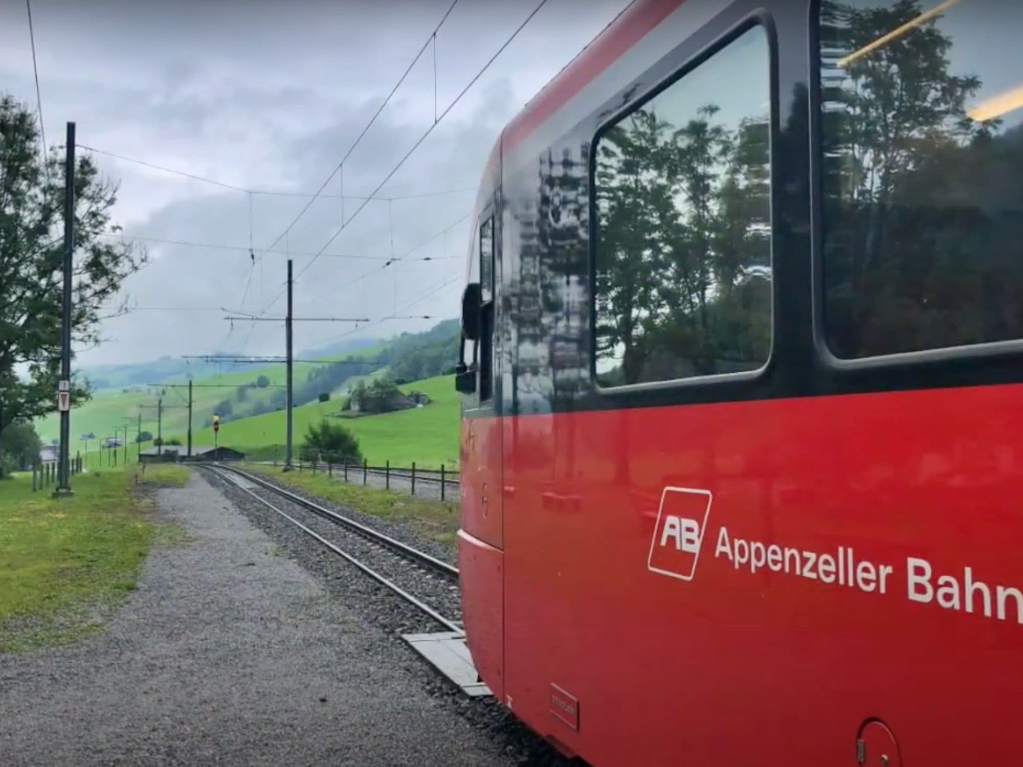 Rail ticket between St. Gallen and Wasserauen