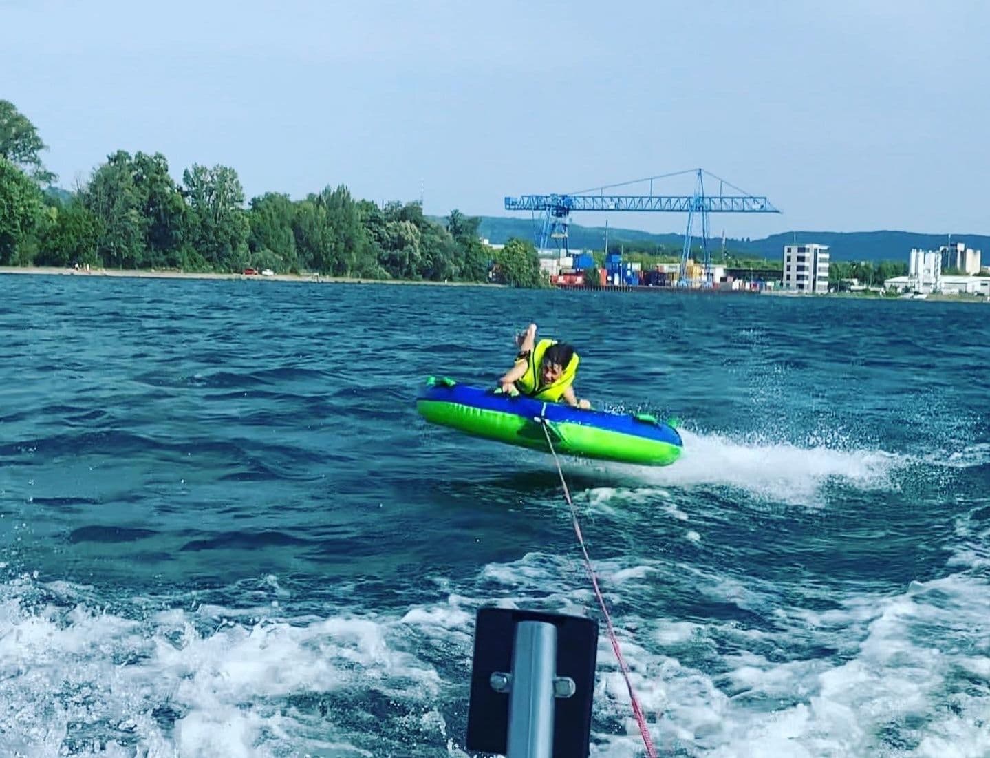 Fun Tube on the Rhine