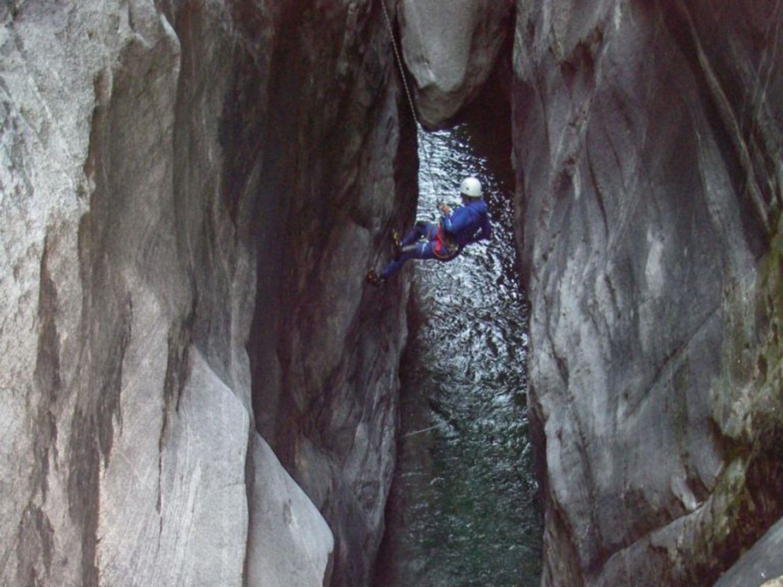 Iragna canyoning for advanced canyoneers
