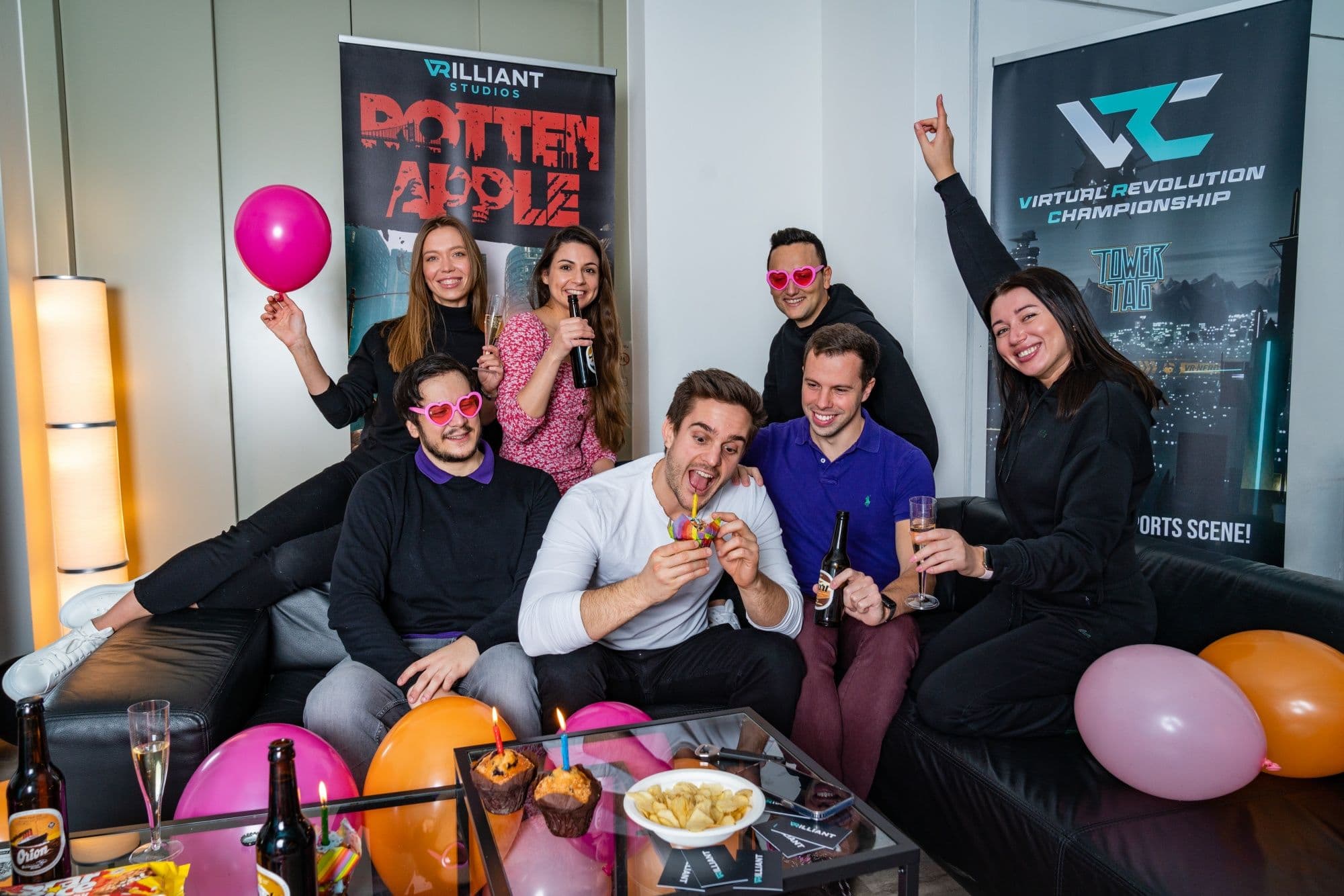 "Rotten Apple" virtual reality game in Lucerne