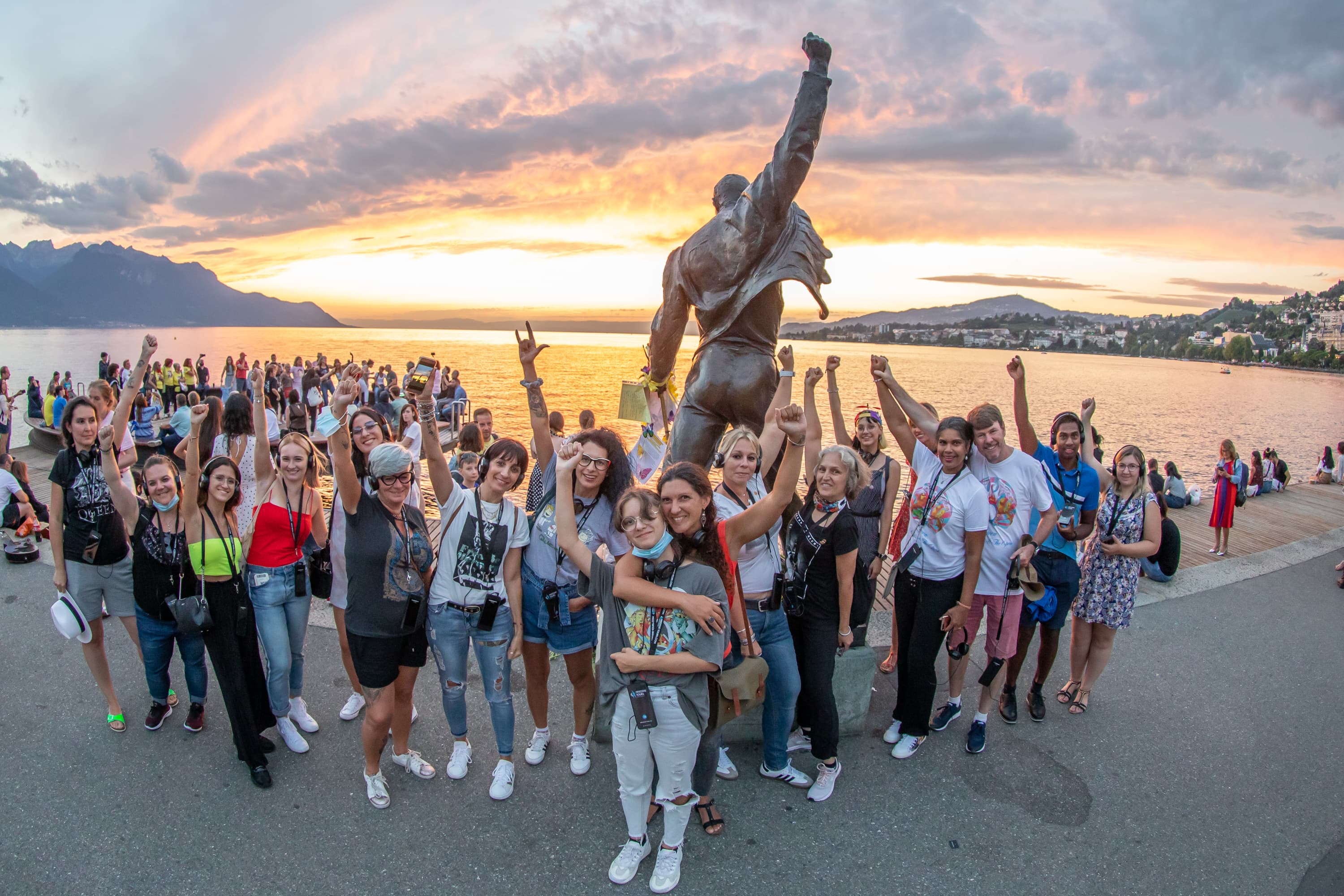 "In the footsteps of Freddie Mercury" City tour in Montreux