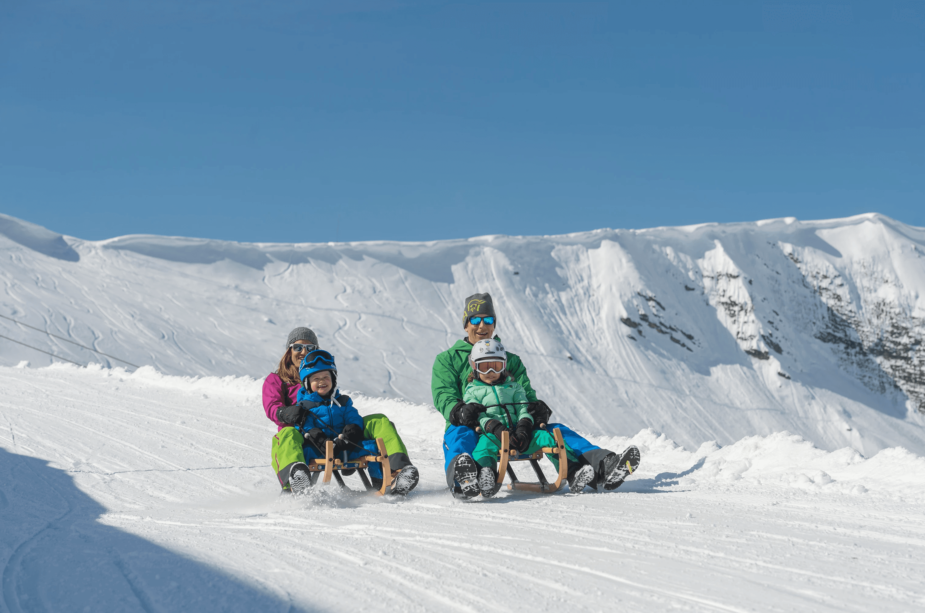 Tschentenalp toboggan pass with optional toboggan rental
