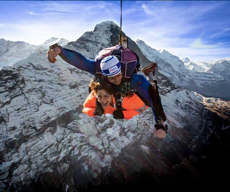 Eiger Jump Grindelwald Helicopter Skydive