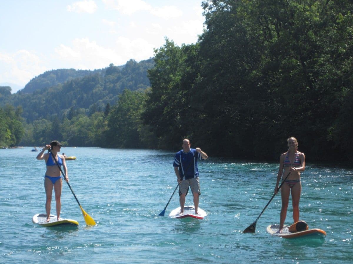 Stand up paddle on the Rhône