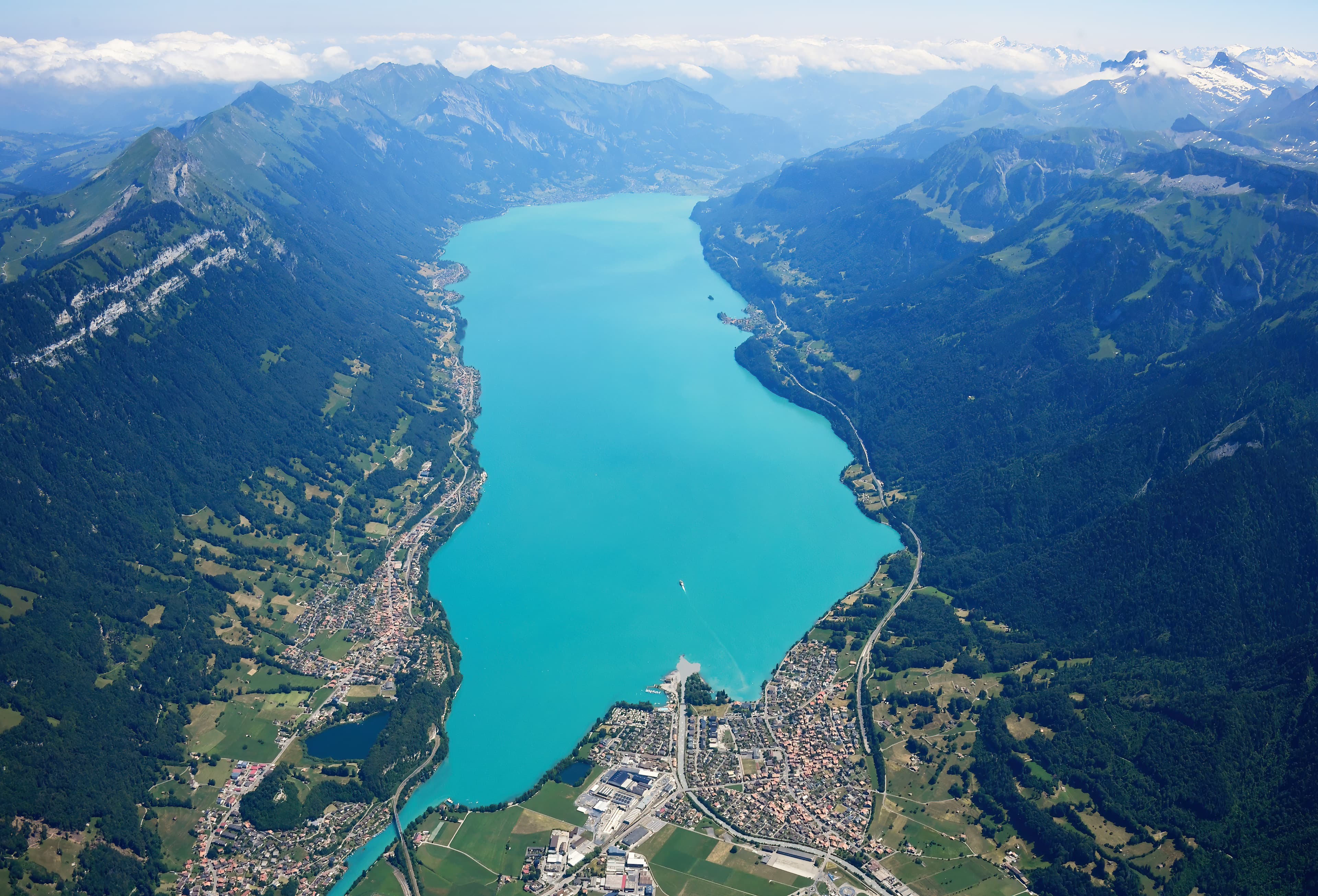 Swimming in Lake Brienz