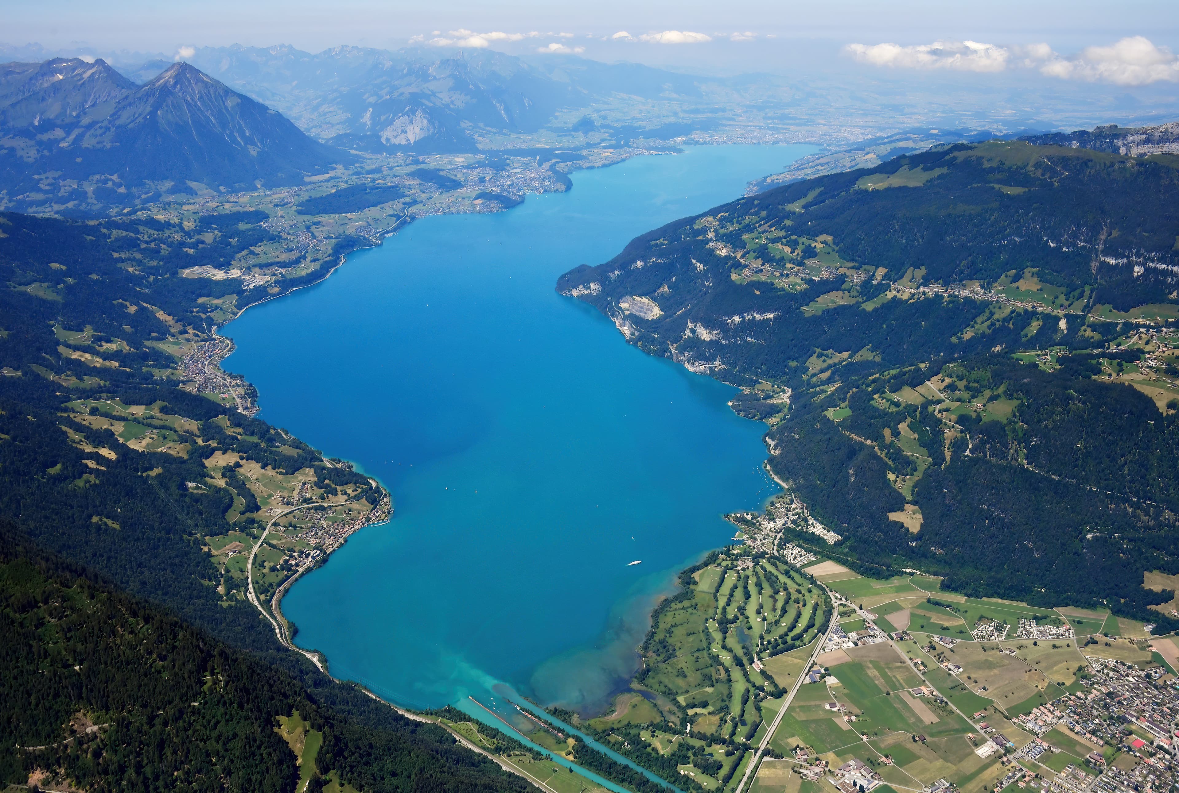 Stand-Up Paddleboarding on Lake Thun